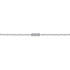 Clearance Gabriel & Co. 14k White Gold Hexagonal Diamond Stations Tennis Bracelet