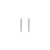 Gabriel & Co. 14K White Gold Micro Pave 15mm Round Inside Out Diamond Hoop Earrings