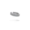New Gabriel & Co. 14K White Gold 15mm Diamond Earcuff Earring