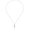 Outlet Gabriel & Co. 14K White Gold Open Teardrop Diamond Pendant Necklace