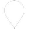 New Gabriel & Co. 14K White Gold Pave Diamond Hamsa Pendant Necklace