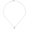 Clearance Gabriel & Co. 14K White Gold Pave Diamond Star of David Pendant Necklace