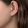 Clearance Gabriel & Co. 14K White Gold Pear Shaped Pave Diamond Stud Earrings