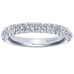 Gabriel & Co. 14K White Gold Prong Set Diamond Anniversary Band - 0.9 ct