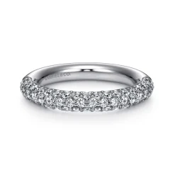 Gabriel & Co. 14K White Gold Prong Set Diamond Anniversary Band - 0.9 ct