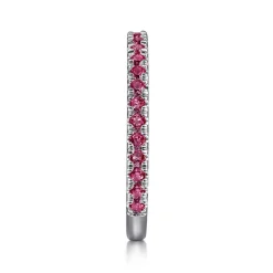 Outlet Gabriel & Co. 14K White Gold PT - Pink Tourmaline Ladies Ring