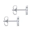 Hot Gabriel & Co. 14K White Gold Round Pave Diamond Stud Earrings