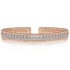 Discount Gabriel & Co. 14K White-Rose Gold Bujukan Diamond Bangle