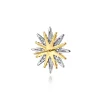 Outlet Gabriel & Co. 14K White Yellow Gold Bujukan Diamond Starburst Stud Earrings