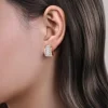 Discount Gabriel & Co. 18K White-Yellow Gold Diamond Earrings