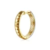 Discount Gabriel & Co. 14K White Yellow Gold Diamond 30mm Classic Hoop Earrings
