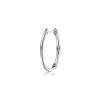 Outlet Gabriel & Co. 14K White Yellow Gold Diamond Rhombus Intricate Hoop Earrings