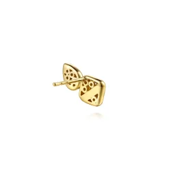 Best Gabriel & Co. 14K White Yellow Gold Diamond Stud Earrings