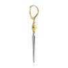 Online Gabriel & Co. 14K White Yellow Gold Graduating Diamond Spike And Rhombus Shape Leverback Drop Earrings