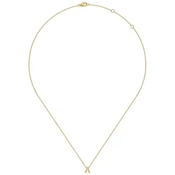 Outlet Gabriel & Co. 14K Yellow Gold A Initial Necklace