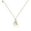 Hot Gabriel & Co. 14K Yellow Gold Ampersand Pendant Necklace with Bezel Set Diamond Drop