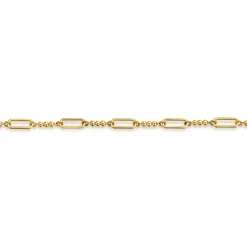 Online Gabriel & Co. 14K Yellow Gold Beaded Link Chain Bracelet-Bujukan