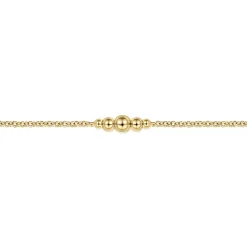 Sale Gabriel & Co. 14K Yellow Gold Beaded Stations Bracelet