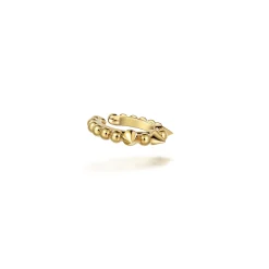 Clearance Gabriel & Co. 14K Yellow Gold Bujukan Bead Single Ear Cuff Earring