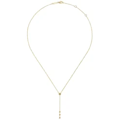 Clearance Gabriel & Co. 14K Yellow Gold Bujukan Bead Station Y Drop Necklace