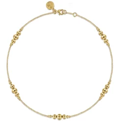 Discount Gabriel & Co. 14K Yellow Gold Bujukan Chain Ankle Bracelet