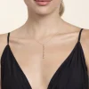 Discount Gabriel & Co. 14K Yellow Gold Bujukan Diamond Bar Necklace