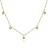 Outlet Gabriel & Co. 14K Yellow Gold Bujukan Flower Drop Station Necklace