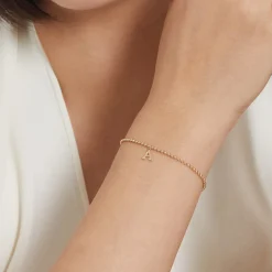 Best Gabriel & Co. 14K Yellow Gold Bujukan Initial A Bracelet