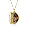 Gabriel & Co. 14K Yellow Gold Bujukan Locket Pendant Necklace