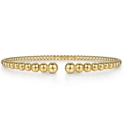 Hot Gabriel & Co. 14K Yellow Gold Bujukan Open Bangle