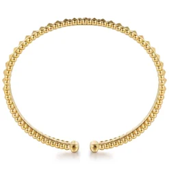 Outlet Gabriel & Co. 14K Yellow Gold Bujukan Pyramid Bangle