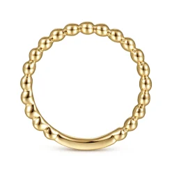 Hot Gabriel & Co. 14K Yellow Gold Bujukan Stackable Ring