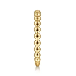 Hot Gabriel & Co. 14K Yellow Gold Bujukan Stackable Ring