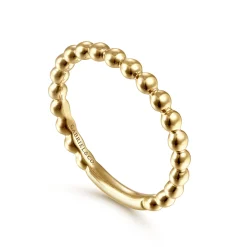 Hot Gabriel & Co. 14K Yellow Gold Bujukan Stackable Ring