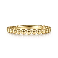 Hot Gabriel & Co. 14K Yellow Gold Bujukan Stackable Ring