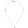 Online Gabriel & Co. 14K Yellow Gold Bujukan Station Necklace with Heart Drop