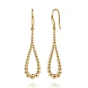 Gabriel & Co. 14K Yellow Gold Bujukan Teardrop Earrings