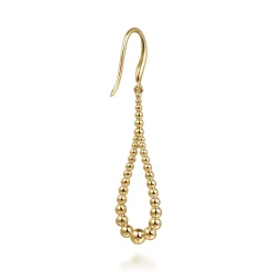 Gabriel & Co. 14K Yellow Gold Bujukan Teardrop Earrings