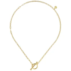 Gabriel & Co. 14K Yellow Gold Chain Necklace with Toggle