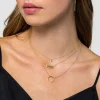 New Gabriel & Co. 14K Yellow Gold Crescent Moon Pendant Necklace