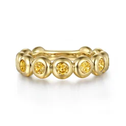 Sale Gabriel & Co. 14K Yellow Gold CT - Citrine Ladies Ring