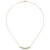 Online Gabriel & Co. 14K Yellow Gold Curved Diamond Bar Necklace