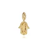 Outlet Gabriel & Co. 14K Yellow Gold Diamond and Blue Sapphire Bujukan Hamsah Charms With Detachable Bail