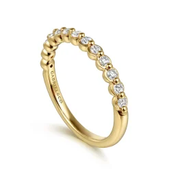 Discount Gabriel & Co. 14K Yellow Gold Diamond Anniversary Band - 0.27 ct