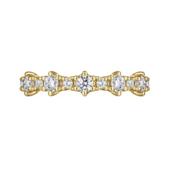 Clearance Gabriel & Co. 14K Yellow Gold Diamond Anniversary Band - 0.5 ct