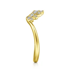 Outlet Gabriel & Co. 14K Yellow Gold Diamond Anniversary Band - 0.2 ct
