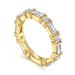Online Gabriel & Co. 14K Yellow Gold Diamond Anniversary Band - 1.7 ct