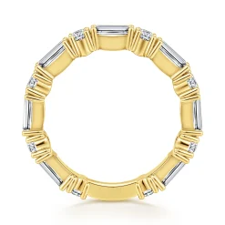 Online Gabriel & Co. 14K Yellow Gold Diamond Anniversary Band - 1.7 ct