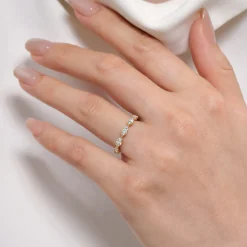 Discount Gabriel & Co. 14K Yellow Gold Diamond Anniversary Band - 0.37 ct