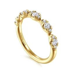 Discount Gabriel & Co. 14K Yellow Gold Diamond Anniversary Band - 0.37 ct